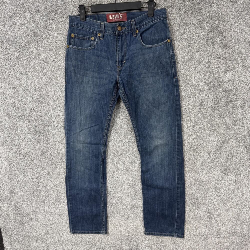 Levi's 511 Skinny Jeans Boys 16 28x27 Blue Stretch Denim Streetwear Skater